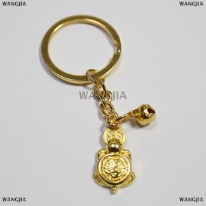 [COD] WANGJIA Fengshui Lucky Gold Turtle Pendant Japan Sensoji Temple Golden Tortoise Keychain Money-biting Turtle Ornaments Decor Longevity Protection Financial Stability Lucky Charm