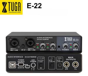Soundcard 24bit/192kHz E22 thu âm karaoke phát trực tuyến livestream