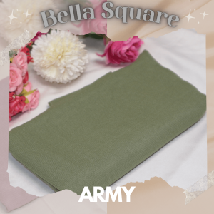 Kerudung Bella Square Premium pilihan warna lengkap / Hijab Segi Empat / Jilbab anti letoy