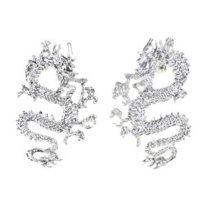 Elegant Dangle Earrings Dragon Ear Pendants Charming Earrings Fashion Accessories Striking Ear for Women