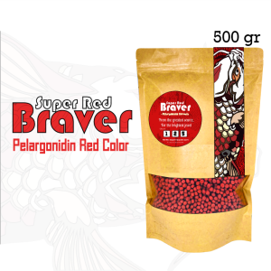 Makanan Ikan Koi Mas Koki Super Red Braver Pelargonidin Formula 500 gr IKANESIA