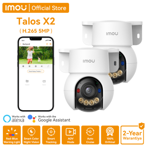 IMOU Talos × 4PCS Security CCTV Wireless Smart Outdoor Camera Connect to Cellphone WiFi Two-way Audio Night Vision Waterproof