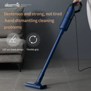 Deerma DX1000 Handheld Vacuum Cleaner 16Kpa Washing Filter Portable Mite Removal Instrument With Multiple Brush Heads