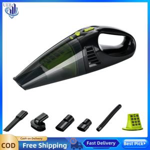 [Ueb Wholesale Center]Handheld Vacuum Cordless Rechargeable Portable Car Vacuum Cleaner 4500PA Hand Held Vacuum 120W High Power for Car