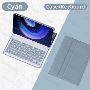 Keyboard Case For 2023 Xiaomi Mi Pad 6 & 6 Pro 11inchXiaomi Pad 7 & 7 Pro 11.2inchXiaomi Pad 6S Pro 12.4inch Tablet Cover with 10inch Wireless Bluetooth Keyboard