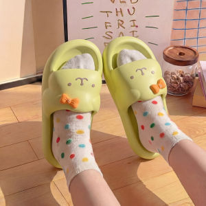 Free Shipping New Summer Collection: Cute Cartoon-Themed Thick-Soled Outdoor-Friendly Soft-Bottomed Non-Slip EVA Slippers For Women