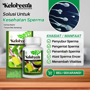 Obat Herbal Penambah Sperma Penyubur Sperma Mengentalkan Sperma Sperma Encer Sperma Sedikit Mani Bocor Sperma Kosong Keloreena Kapsul Daun Kelor Asli