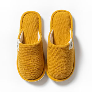 รองเท้าใส่ในบ้าน   รองเท้าใส่ในออฟฟิศ รองเท้าแตะ สไตล์ญี่ปุ่น รองเท้าแตะผ้าลินิน พื้นกันลื่น รองเท้าใส่ในบ้าน