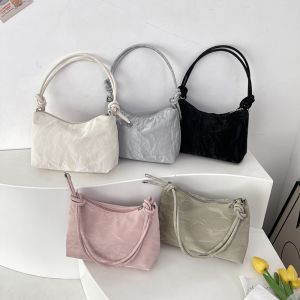 YOCKY Large Capacity Dark Fringe Bag Vintage Handbag PU Leather Bag Fashion Underarm Single Shoulder Bag Girls