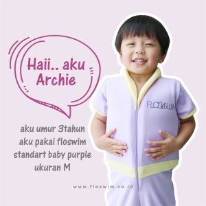 Cuddleme Goswim Floswim Size M Baju Renang Pelampung Praktis Anti Tenggelam Cuddle Me