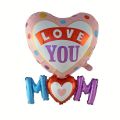 1pc Mother's Day Balloon Mom I Love You Birthday Theme Decoration Balloon Holiday Party Needs. 