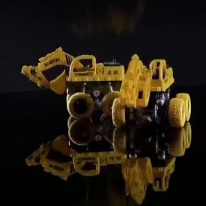 Excavator Childrens Toys Inertial Engineering Vehicle Four-Wheel Drive Off-Road Vehicle Crash-Resistant Excavator Toy Car Boy Toys Pull Back Car Toy Model Birthday gift for boy Holiday New Year Gift