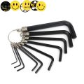 COD 10pcs Hexagon / Hex Key Ring Wrench Set Allen Wrenches. 