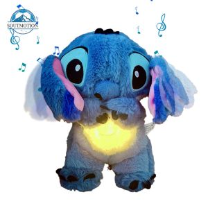 Adorable Plush Stuffed Animal with Music and Light for Children Soft Toy Gift for Boys and Girls in Bright Color Variants