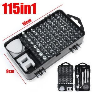 115 in 1 Multifunctional Electronic Equipment Precision Repair Kit for Electronics PC Laptop Phone MacBook Screw Driver Household Tools