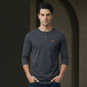 Kurta muslim pria AZLINA bahan kaos cotton 24s lengan 3/4