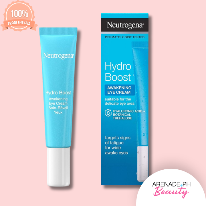 Neutrogena Hydro Boost Awakening Eye Gel Cream With Hyaluronic Acid 15ml Lazada Ph 0680