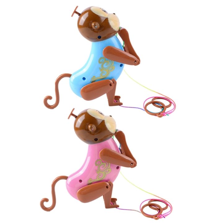 Clockwork Rope Climbing Monkey Toy for Creative Fun Winding Up Spring