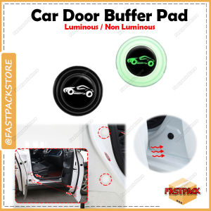 Universal Car Door Buffer Pad Absorber Sticker Silicone Rubber Silent Soundproof Anti Collision DIY Cushion Gaskets Anti Shock Door Silent Pad 1PC