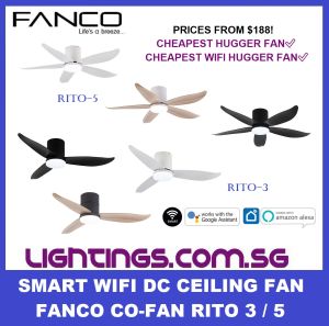 FANCO RITO 3/5 - SMART WIFI DC CEILING FAN