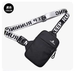 GStar Fashion Small Chest Bag Outdoor Sports Bag Women Men Mobile Phone Bag Trendy Ins Mini Shoulder Bag Waterproof Nylon Travel Belt Bag Crossbody Bag
