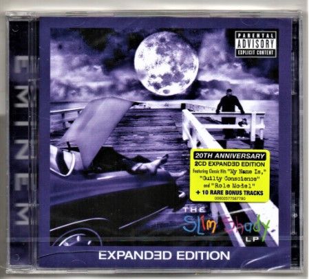 Eminem ‎– The Slim Shady LP ( Imported 2 CD ) 20th Anniversary 2 CD ...