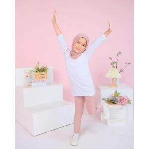 CIARA Gamis Anak Perempuan Motif Lucu Rayon Premium Set Kerudung