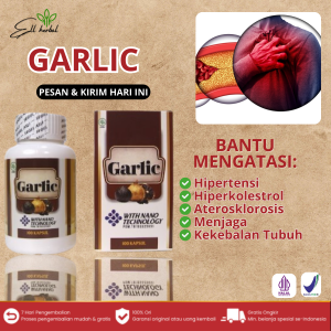 GARLIC ORIGINAL 100% Hipertensi Hiperkolestrol Aterosklorosis Menjaga Kekebalan Tubuh