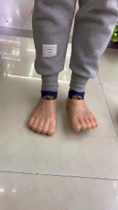 Halloween Cosplay Shoes Prank Props for Men and Women Halloween Costume Party Cosplay Props Realistic Giant Feet Shoe