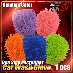 Car Wash Glove Chenille Mitt Microfiber Soft Hand Glove Washing Towel Sarung Tangan Basuh Kereta