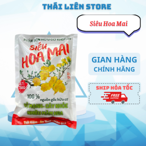 Phân bón hữu cơ Siêu Hoa Mai chuyên cho cây mai vàng cây kiểng bonsai Bịch 700g