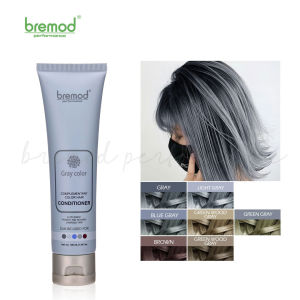 Bremod Color Supplementary Locking Nourish Damaged Hair Aoki Ash Smokey Purple Gray Cherry Pink Gray Color 100ml good after bleaching