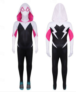2 Traveling through the universe Spider-Gwen Gwen cosplay Clothing bodysuit