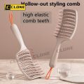 Ribs Styling Comb Fluffy Curly Hair Smooth Hair Massage Brush Salon Barber Anti-hair Loss Women Men. 