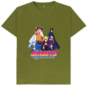 PVJ - Baju Kaos Anak Anime Manga Naruto Boruto Sasuke