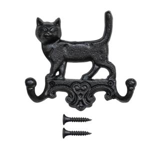 Đa năng móc treo móc đôi chịu lực cao móc gắn tường cho ngoài trời hoặc sử dụng trong nhà chìa khóa trang trí và áo giá lưu trữ