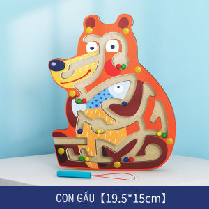 [SIZE LỚN] Mê cung nam châm gỗ đồ chơi an toàn rèn luyện kỹ năng tính tập trung kiên nhẫn khéo léo chính xác tư duy logic chất liệu gỗ MDF có nhiều mẫu cho bé lựa chọn