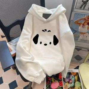 ZEEMIN Halloween Christmas Sanrio Kawaii Pochacco Coat Girl Cute Cartoon Loose Casual Hooded Student Ins Anime Fashion Childrens Autumn Sweatshirt Gift