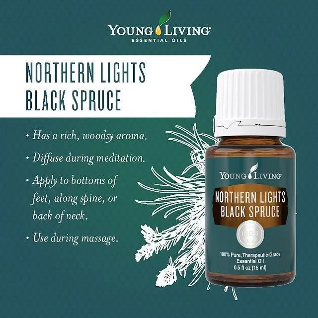 100% Original Young Living Northern Lights Blacks Spruce Pure