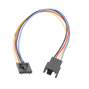 Universal Small 5Pin to 4Pin Fan PWM Connector Extension Cable Computer Fan PVC Interfaces for Dell Styles 5Pin Latch