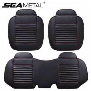 Car Seat Covers Universal PU Leather Four Seasons Cushion Cover Auto Interior Accessories Chair Mat Set