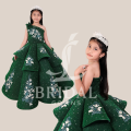 Two Layer Umbrella Cut Ballgown For 7-8 Yrs Old. 