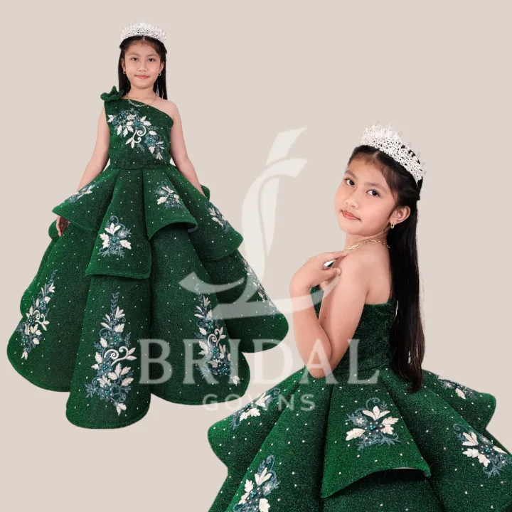Two%20Layer%20Umbrella%20Cut%20Ballgown%20For%207-8%20Yrs%20Old%20-%20Image%203