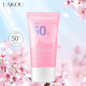 2025 Sunscreen Cream Gel Isolation Facial Lotion Cream SPF50 Bleaching Creams Sakura Protector Facial Sun Block Moisturizer Whiteningkcld