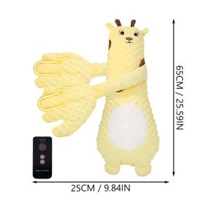 Infant Exhaust Pillow hHand Remote Controlled Soothing for Baby Sleep Cartoon Plush Toddler Comforting Hand2026
