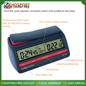 Competition Timer for Board Games - Plastic Clock for Training and Teaching Battery Operated for Convenience