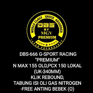 SHOCKBREAKER DBS-666 PREMIUM REBOUND NMAX OLDPCX 150 UK-340MM HARGA GROSIR TERMURAH