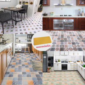 สติ๊กเกอร์ติดพื้น pvc วอลเปเปอร์พื้น ติดผนังฯ กันน้ำกันลื่น ทนทาน ติดในรูปแบบถ่ายที่ ติดผ่านได้ด้วยตัวเอง