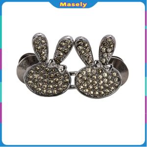 Masely Fashion Rabbit Shape Tighten Waist Buckle Pins Waist Clip Adjustable Snap Detachable 1 Set