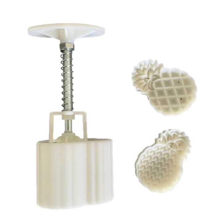 Mooncake Mold Set, Mid Autumn Festival Mooncake Mould Maker DIY Hand Press Cookie Stamps Pastry Tool Moon Cake Mold Maker Molder For Baking Flower